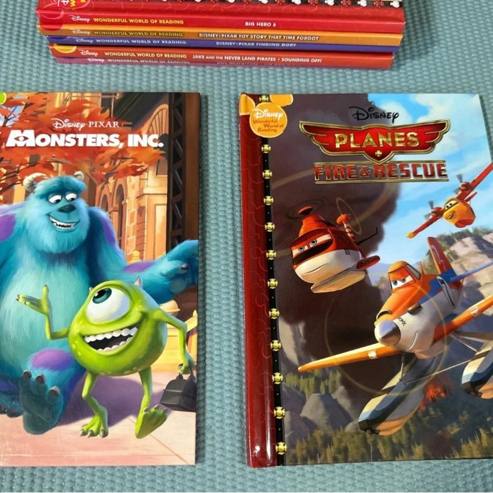 NEW Disney's Wonderful World Of Reading Collection Hardcover LOT 2011-2019 Pixar